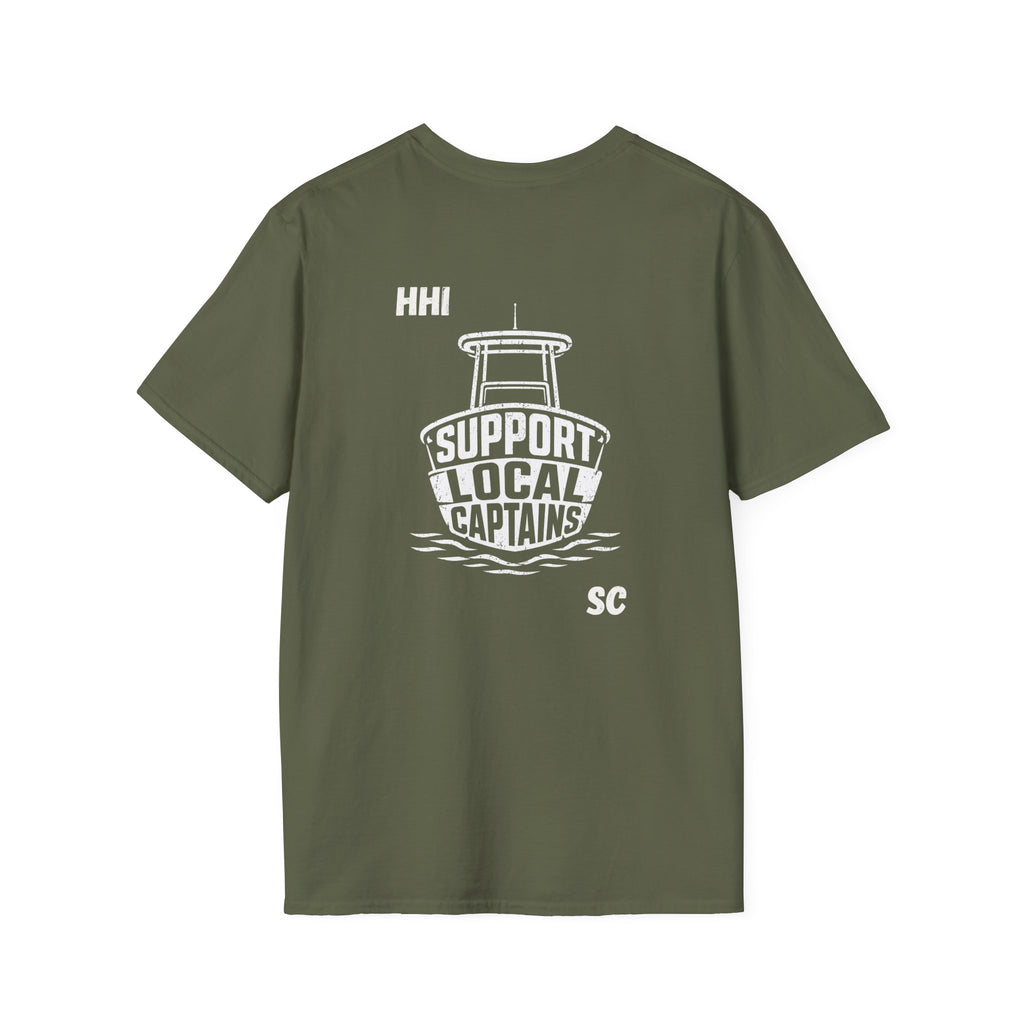 SUPPORT LOCAL CAPTAINS T-Shirt — Hilton Head Island Coastal Tee