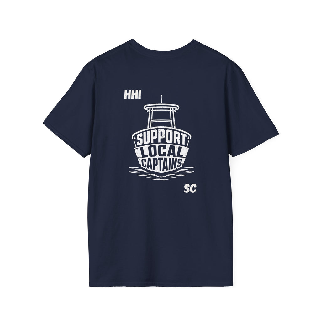 SUPPORT LOCAL CAPTAINS T-Shirt — Hilton Head Island Coastal Tee