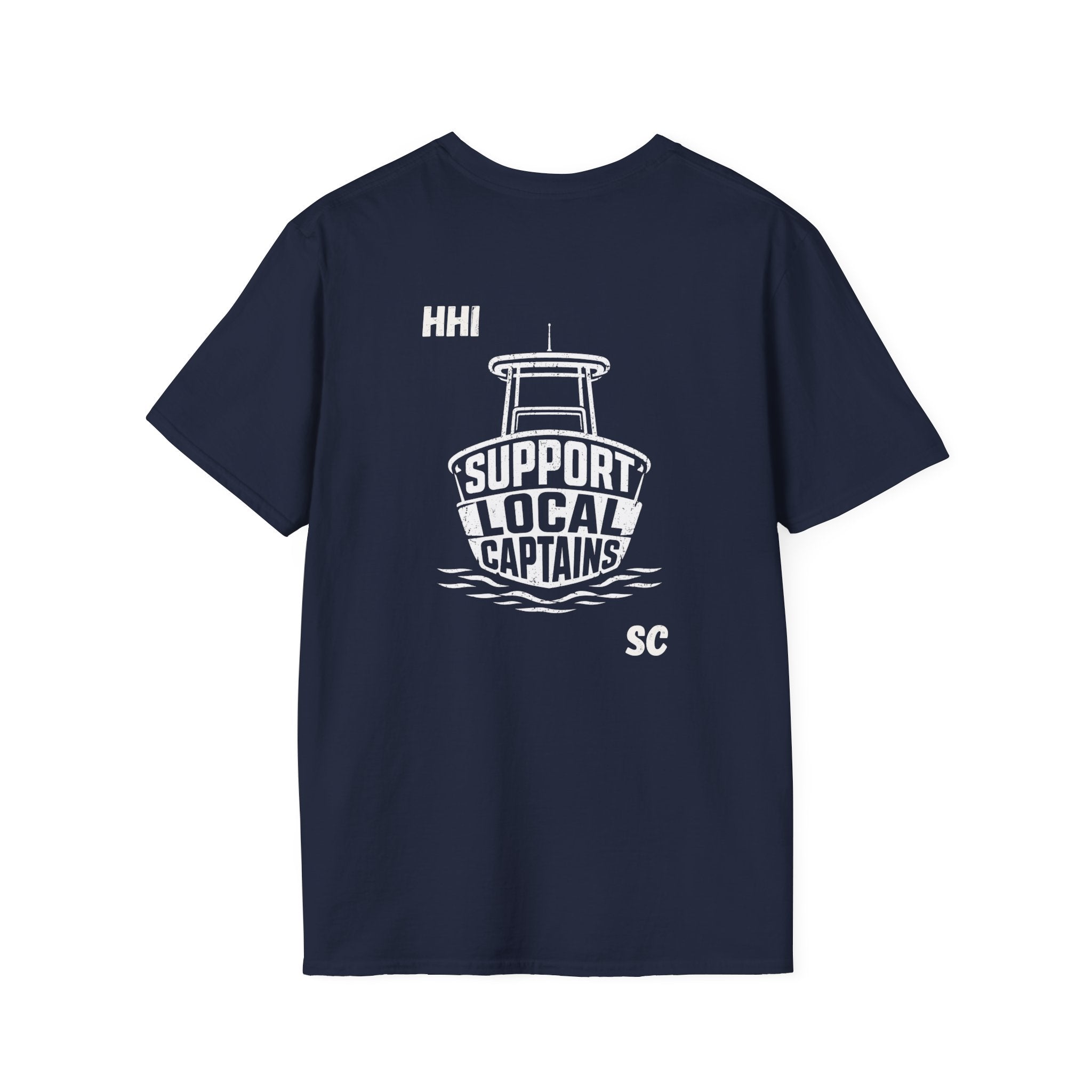 SUPPORT LOCAL CAPTAINS T-Shirt — Hilton Head Island Coastal Tee