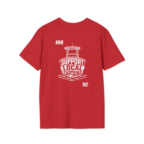 SUPPORT LOCAL CAPTAINS T-Shirt — Hilton Head Island Coastal Tee