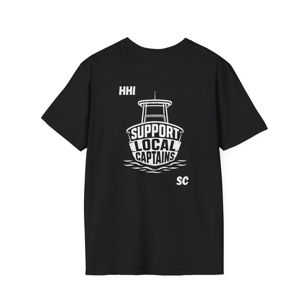 SUPPORT LOCAL CAPTAINS T-Shirt — Hilton Head Island Coastal Tee