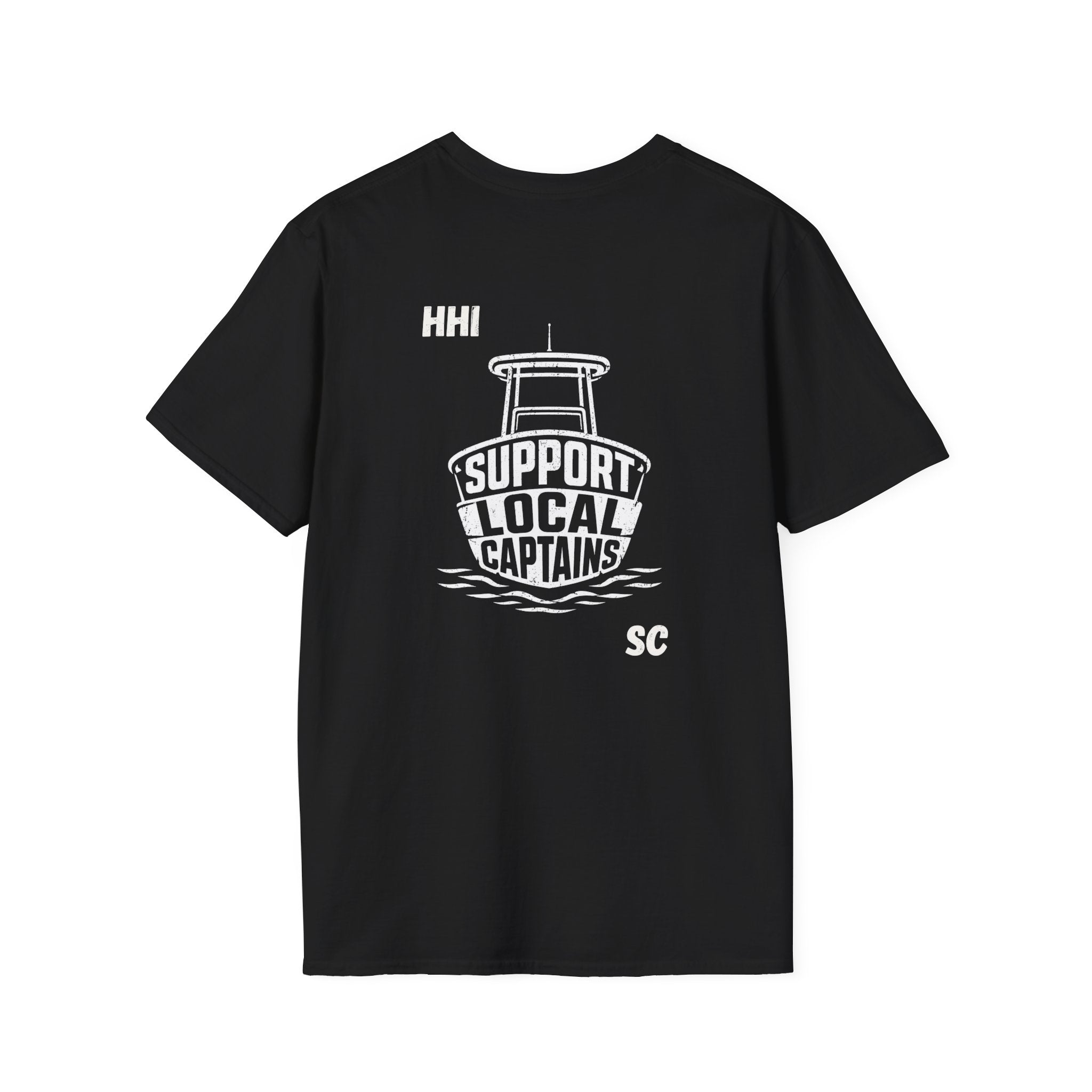 SUPPORT LOCAL CAPTAINS T-Shirt — Hilton Head Island Coastal Tee