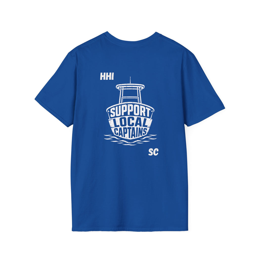 SUPPORT LOCAL CAPTAINS T-Shirt — Hilton Head Island Coastal Tee