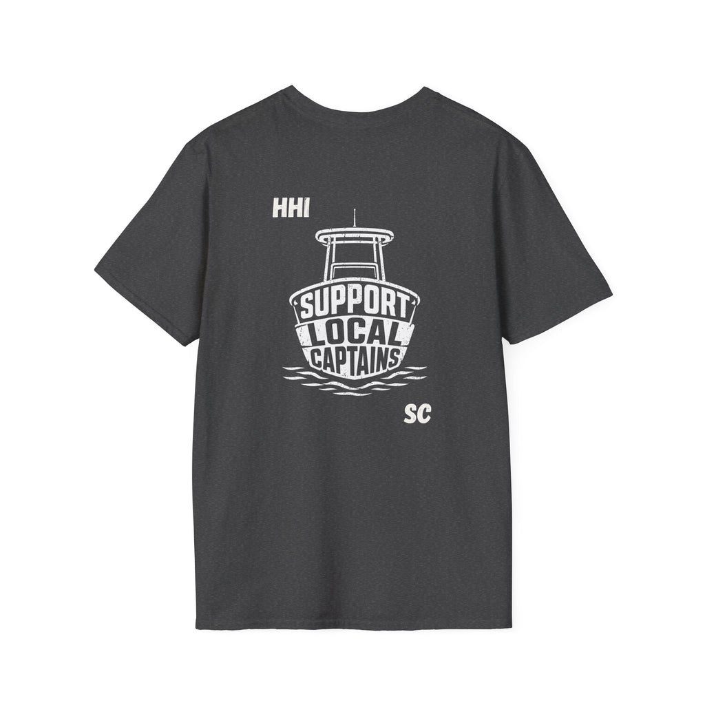 SUPPORT LOCAL CAPTAINS T-Shirt — Hilton Head Island Coastal Tee