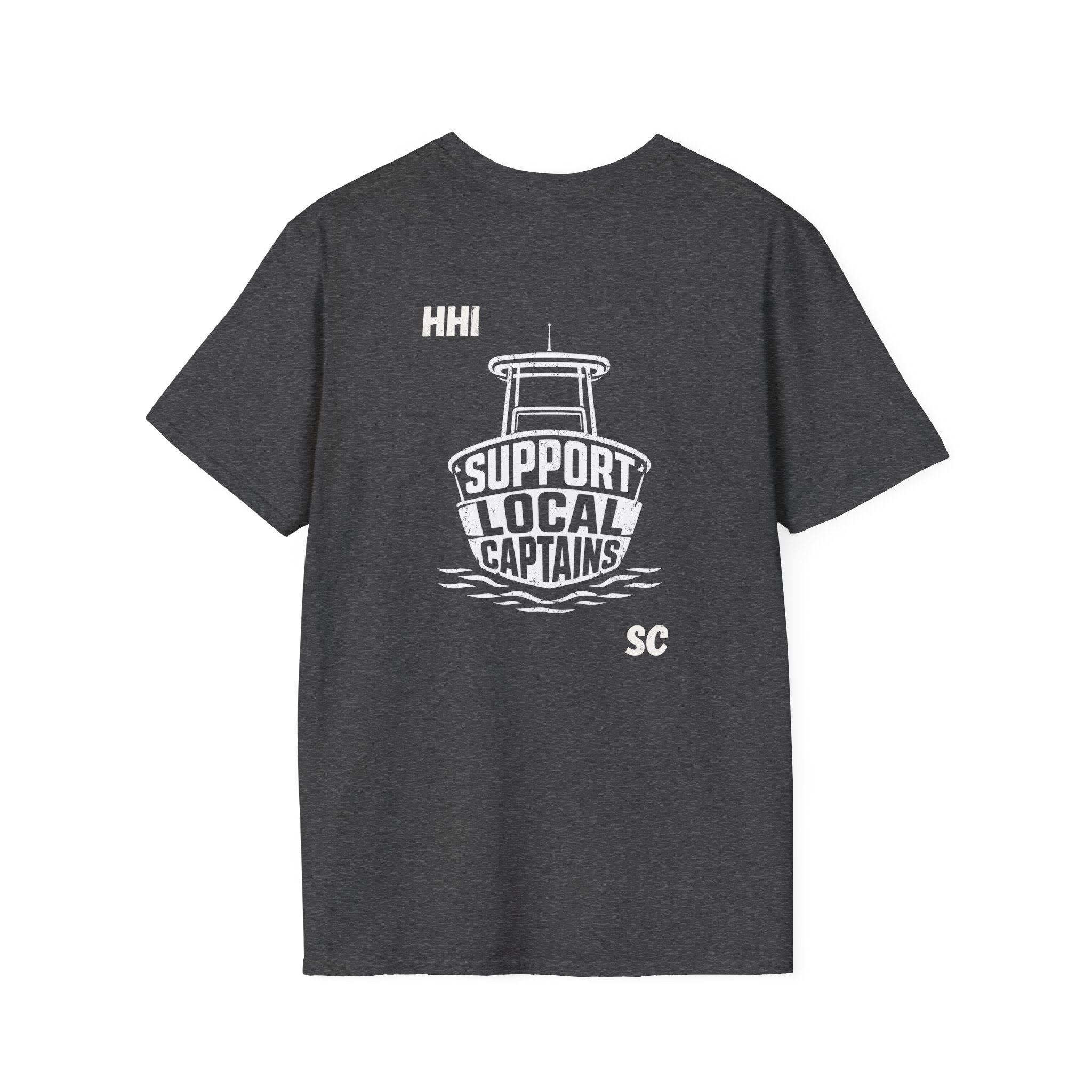 SUPPORT LOCAL CAPTAINS T-Shirt — Hilton Head Island Coastal Tee